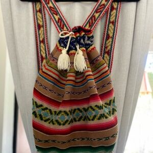 Handmade Peruvian Embroidered Backpack
